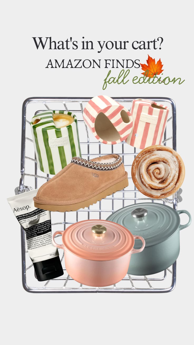 Amazon Fall Finds: the collage, with a number on each product